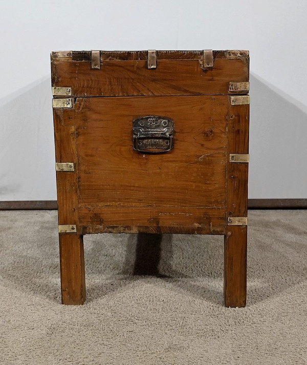 Cassapanca in teak massiccio – Fine del XIX secolo