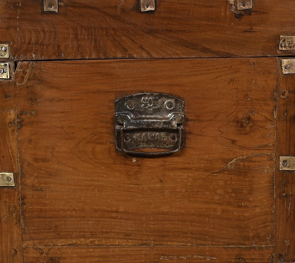 Cassapanca in teak massiccio – Fine del XIX secolo