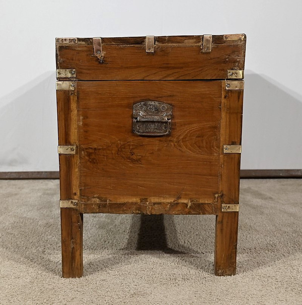 Cassapanca in teak massiccio – Fine del XIX secolo