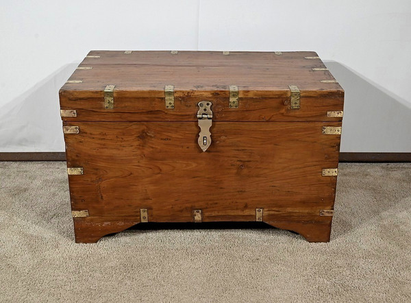Baule da viaggio in teak – Fine del XIX secolo