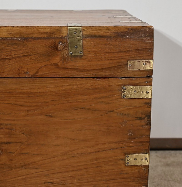Baule da viaggio in teak – Fine del XIX secolo