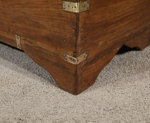 Baule da viaggio in teak – Fine del XIX secolo