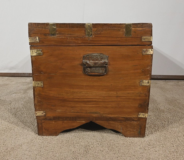 Baule da viaggio in teak – Fine del XIX secolo