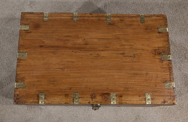 Baule da viaggio in teak – Fine del XIX secolo