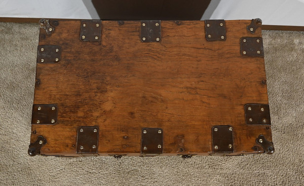 Baule marino in teak massiccio – Fine XIX secolo