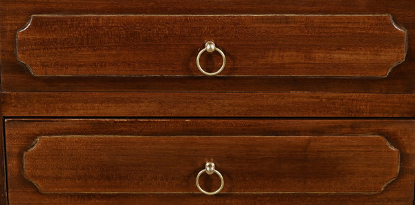 Petite Table de Salon Chiffonnière en Acajou, époque Louis XVI – XVIIIe