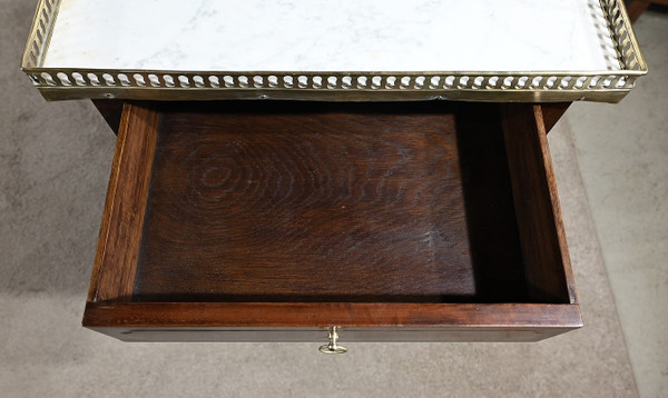 Petite Table de Salon Chiffonnière en Acajou, époque Louis XVI – XVIIIe