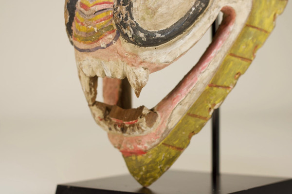 Tibetan Cham mask, snow tiger