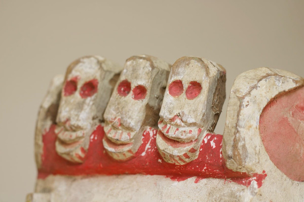 Tibetan Cham mask, snow tiger