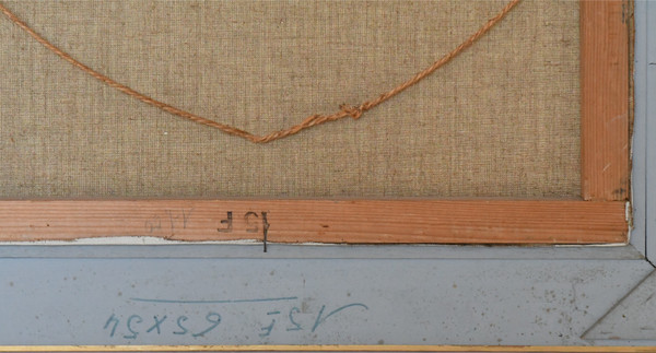 Französische Schule des 20. Jahrhunderts „La bohémienne“ Öl auf Leinwand