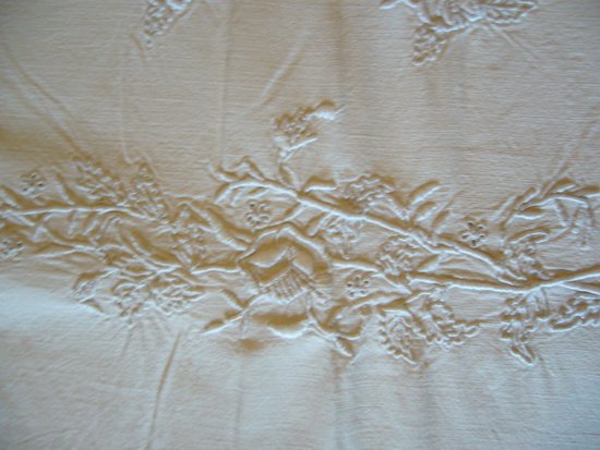 Old embroidered sheet