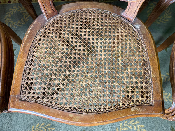 Suite Of 6 Louis XV Style Cane Chairs