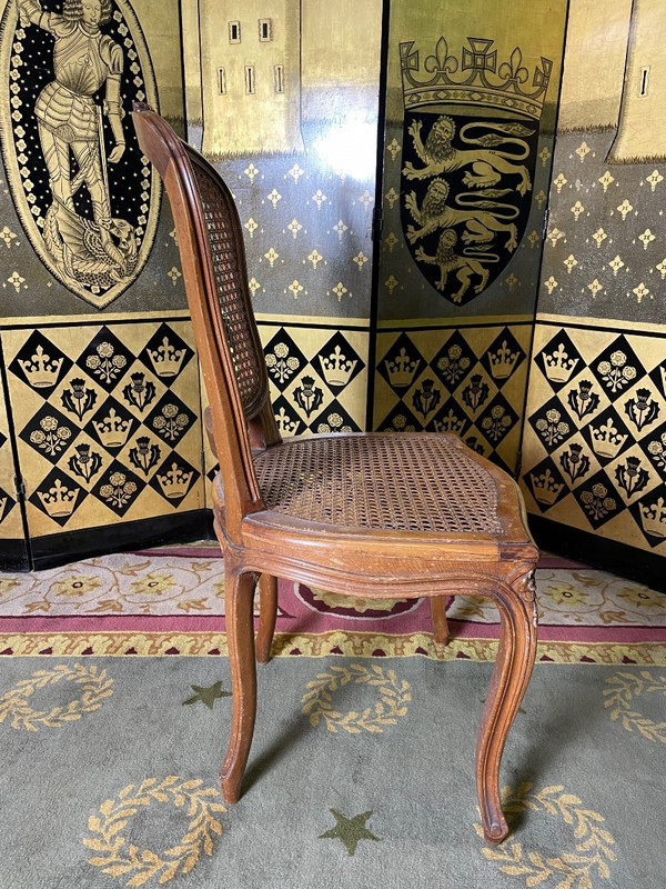 Suite Of 6 Louis XV Style Cane Chairs
