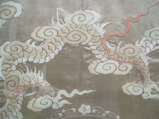 Chinese framed embroidery late 19th century