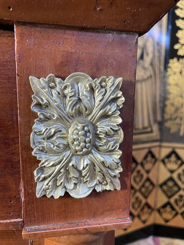 Cassettiera in stile impero in prugna