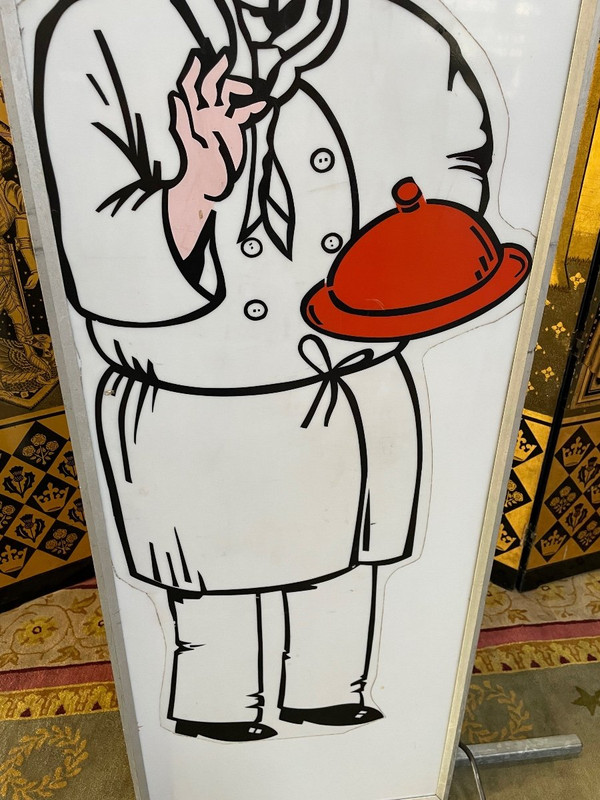 Illuminated Restaurant Sign “Paul Bocuse”