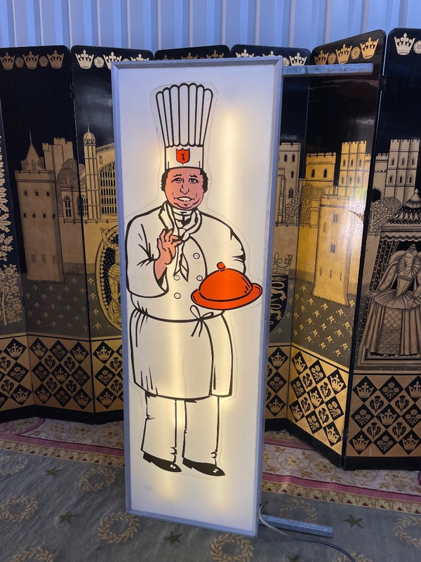 Illuminated Restaurant Sign “Paul Bocuse”