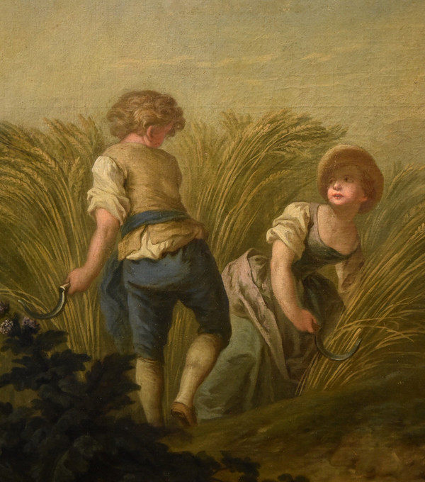 Étienne Jeaurat (Vermenton 1699 – Versailles 1789), Gioco di fanciulli come allegoria dell'estate