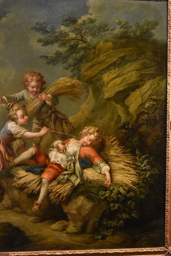 Étienne Jeaurat (Vermenton 1699 – Versailles 1789), Gioco di fanciulli come allegoria dell'estate