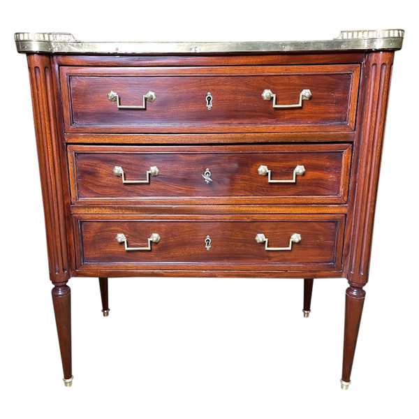 Louis XVI Style Mahogany Chest Of Drawers