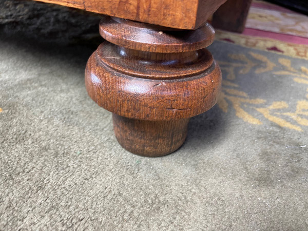 Gothic-Renaissance style sideboard in oak 1900