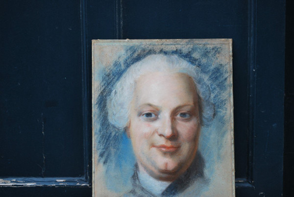 Portrait of Charles Jacques Collin 18th century after Quentin La Tour