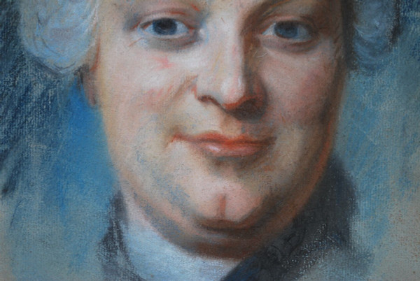 Portrait of Charles Jacques Collin 18th century after Quentin La Tour
