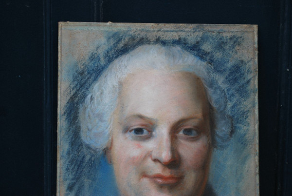Portrait of Charles Jacques Collin 18th century after Quentin La Tour