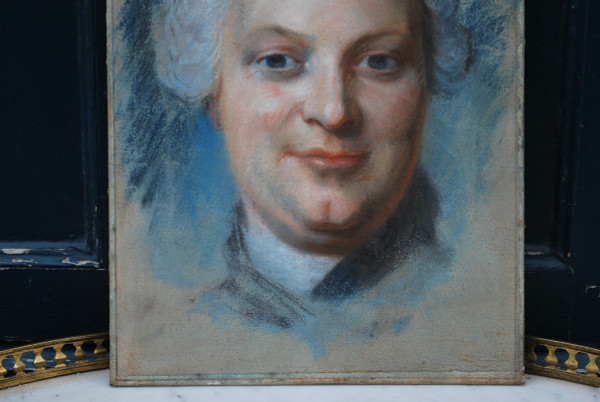 Portrait of Charles Jacques Collin 18th century after Quentin La Tour