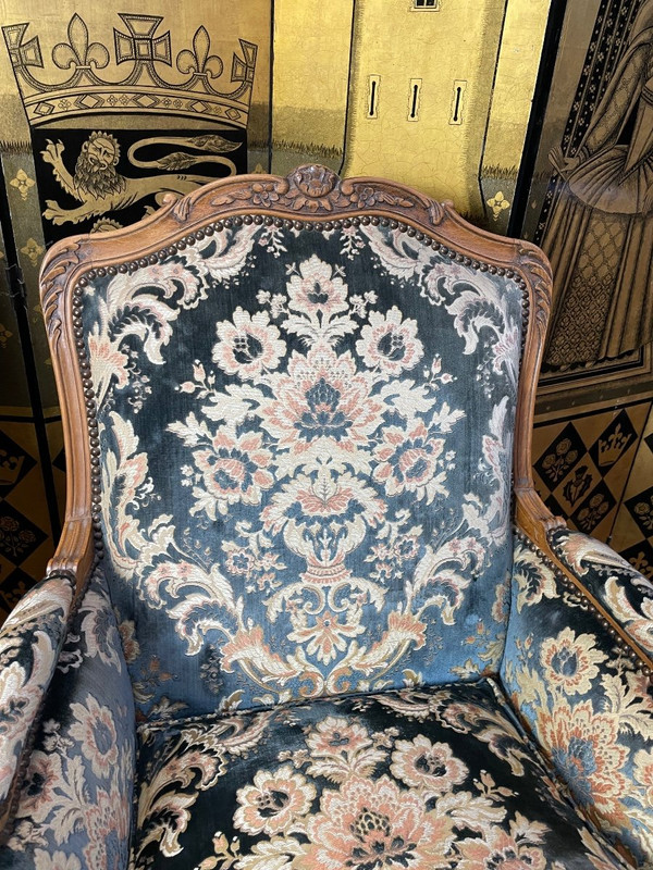 Paire De Bergères De Style Louis XV