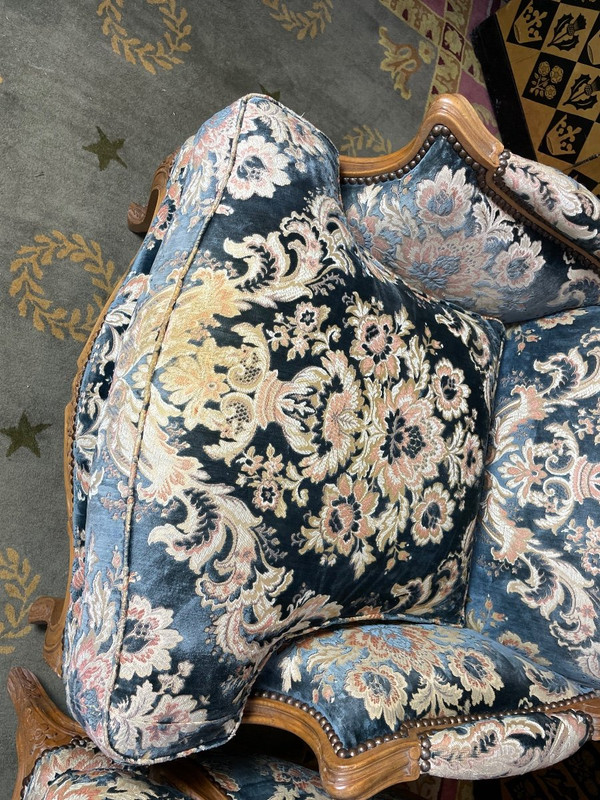 Paire De Bergères De Style Louis XV