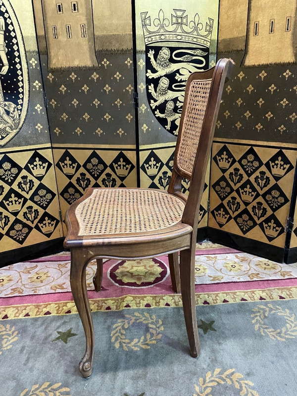 Suite Of 6 Louis XV Style Cane Chairs