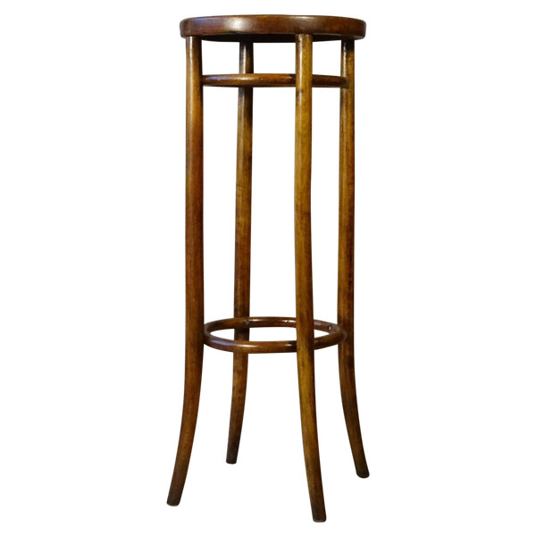 Tabouret/sellette bois courbé style bistrot 1890