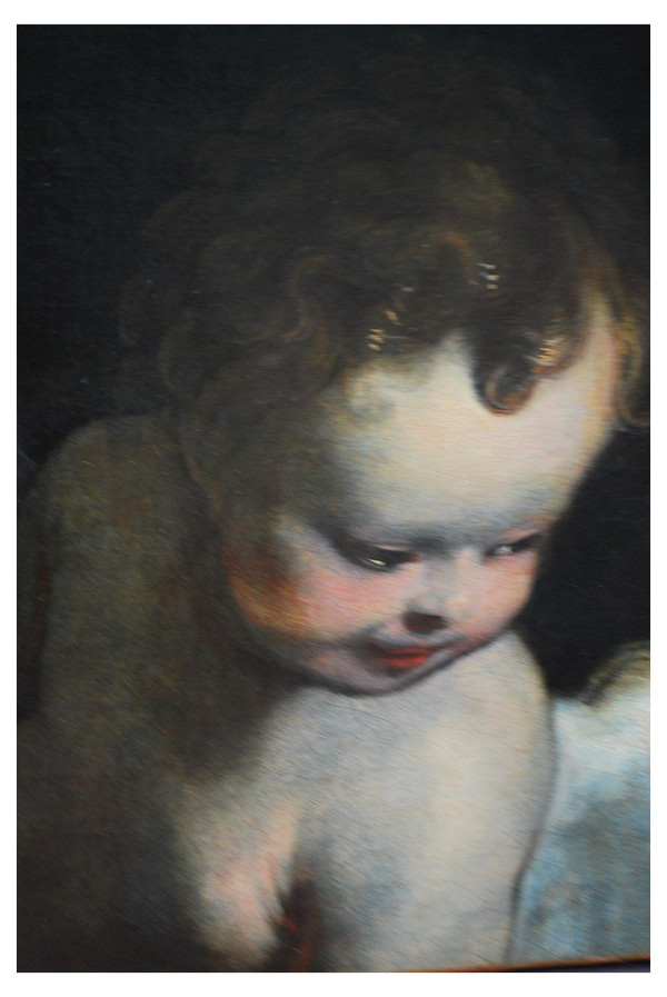 Putti, Oil On Canvas Italy 17th century