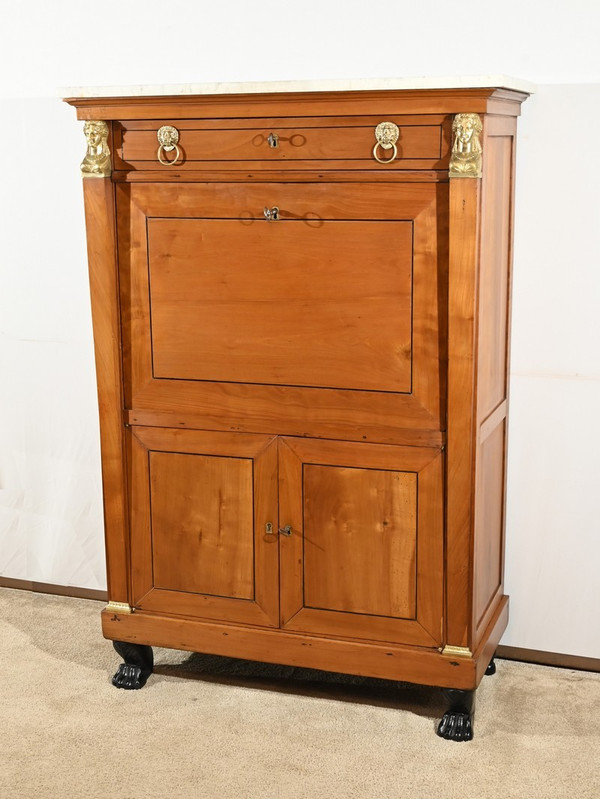 Segreteria di proprietà in legno di ciliegio, periodo di ritorno dall'Egitto - Inizio XIX secolo