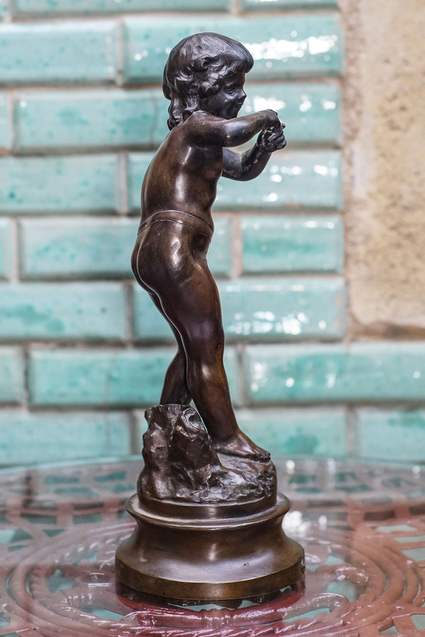 "AMMUTINAMENTO" E "STUZZICAMENTO". Coppia di bronzi, dopo MOREAU