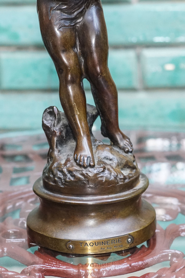 "AMMUTINAMENTO" E "STUZZICAMENTO". Coppia di bronzi, dopo MOREAU