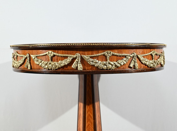 Guéridon en Bois Précieux, style Restauration, époque Napoléon III – Milieu XIXe