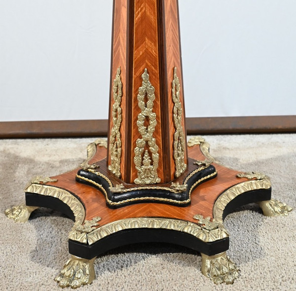 Guéridon en Bois Précieux, style Restauration, époque Napoléon III – Milieu XIXe