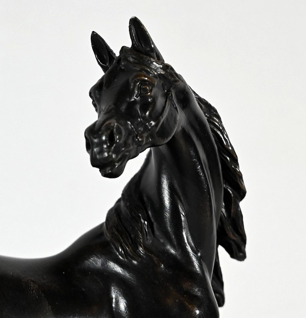Cavallo Regula su base di legno - Inizio XX secolo