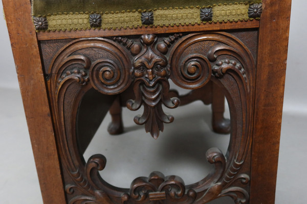 Pair of Renaissance-style armchairs