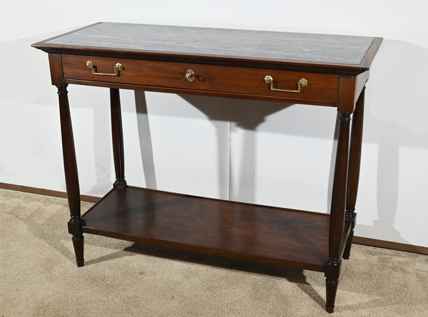 Console in mogano, periodo Luigi XVI - XVIII secolo
