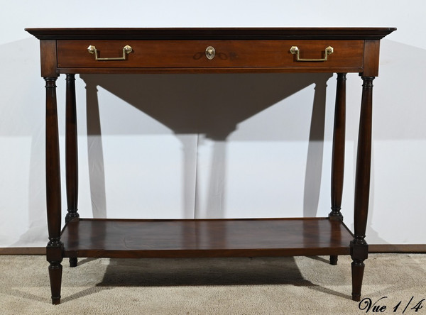 Console in mogano, periodo Luigi XVI - XVIII secolo