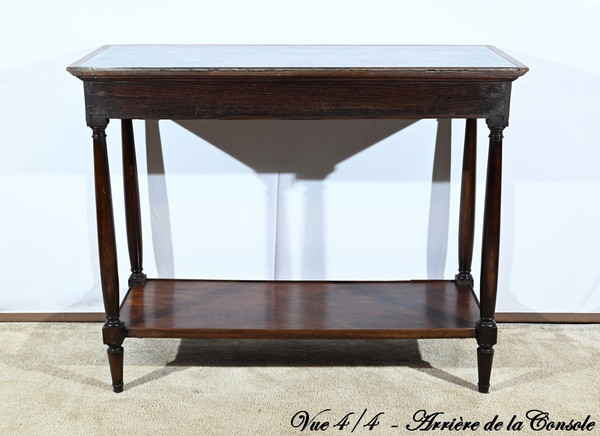 Console in mogano, periodo Luigi XVI - XVIII secolo