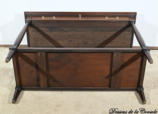 Console in mogano, periodo Luigi XVI - XVIII secolo