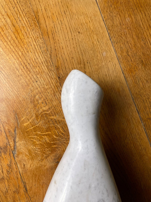 Scultura in marmo "Banana" firmata "Jouridan