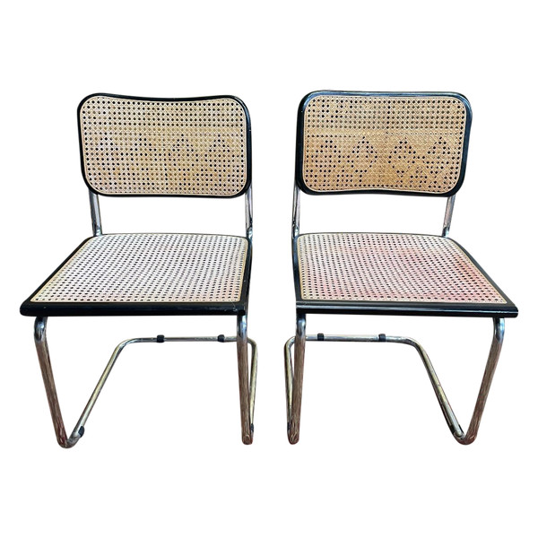 Coppia Di Sedie Marcel Breuer B32