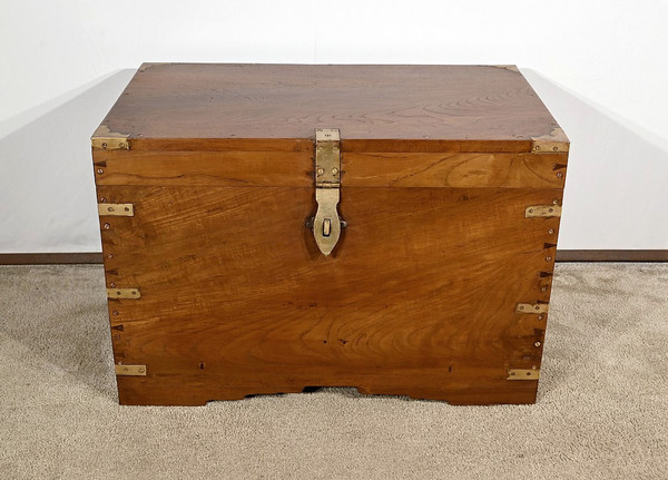 Grande baule da viaggio in teak - Fine XIX secolo
