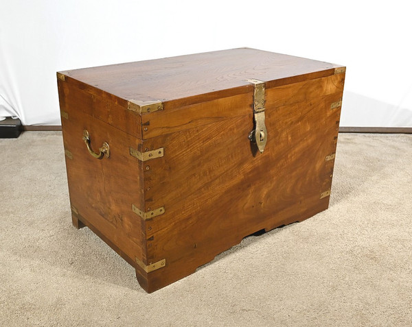 Grande baule da viaggio in teak - Fine XIX secolo