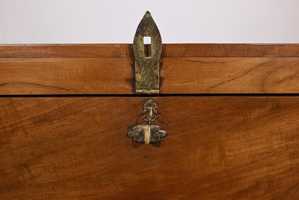 Grande baule da viaggio in teak - Fine XIX secolo